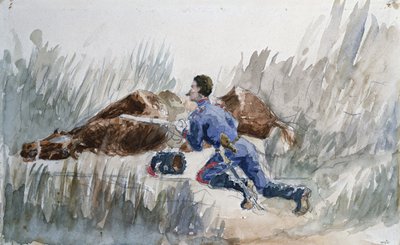 Kavalleriemanöver, c.1881 von Henri de Toulouse Lautrec