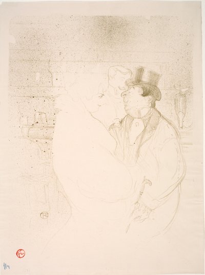 Ida Heath an der Bar von Henri de Toulouse Lautrec