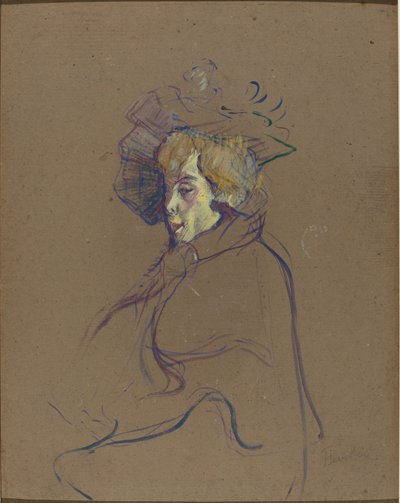 Jane Avril von Henri de Toulouse Lautrec