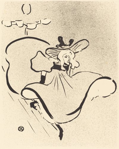 Jane Avril von Henri de Toulouse Lautrec