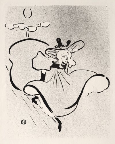 Jane Avril von Henri de Toulouse Lautrec