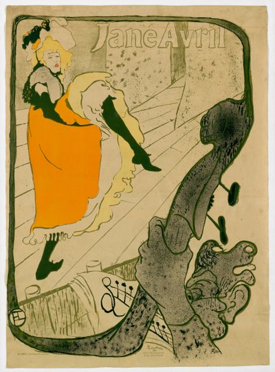 Jane Avril von Henri de Toulouse Lautrec