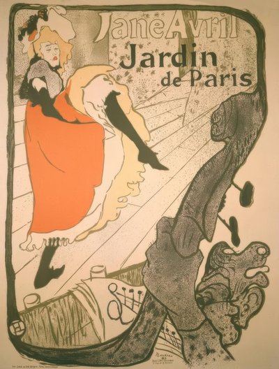 Jane Avril von Henri de Toulouse Lautrec