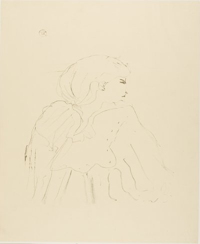 Jane Hading, aus Treize Lithographies von Henri de Toulouse Lautrec