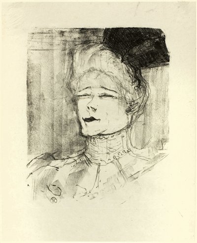 Jeanne Granier, aus Treize Lithographies von Henri de Toulouse Lautrec
