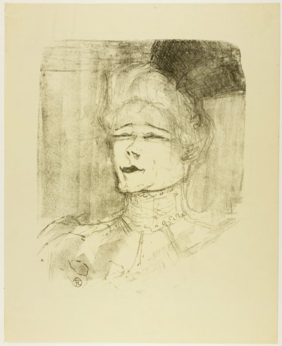 Jeanne Granier, aus Treize Lithographies von Henri de Toulouse Lautrec
