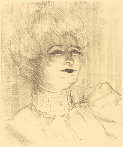 Jeanne Hading, 1896 von Henri de Toulouse Lautrec