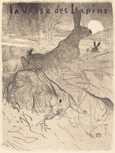 Der Walzer der Hasen von Henri de Toulouse Lautrec