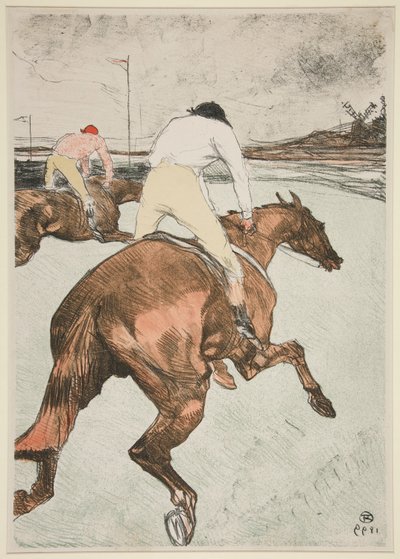 Der Jockey von Henri de Toulouse Lautrec