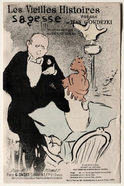 Les Vieilles histoires: Sagesse von Henri de Toulouse Lautrec