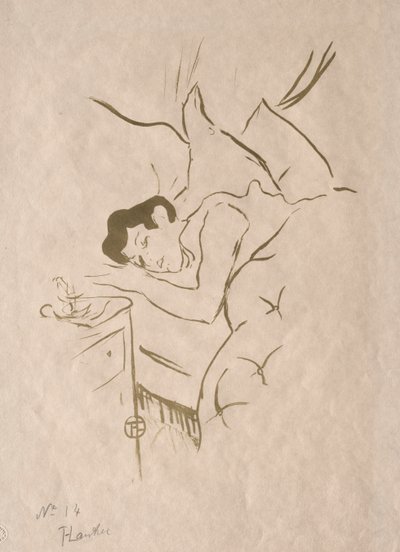 Die alten Geschichten: Dein Mund von Henri de Toulouse Lautrec