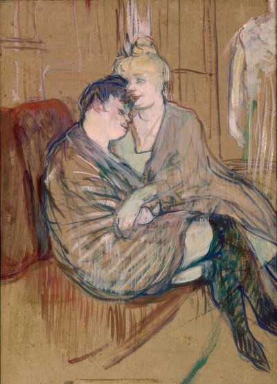 Die beiden Freundinnen von Henri de Toulouse Lautrec