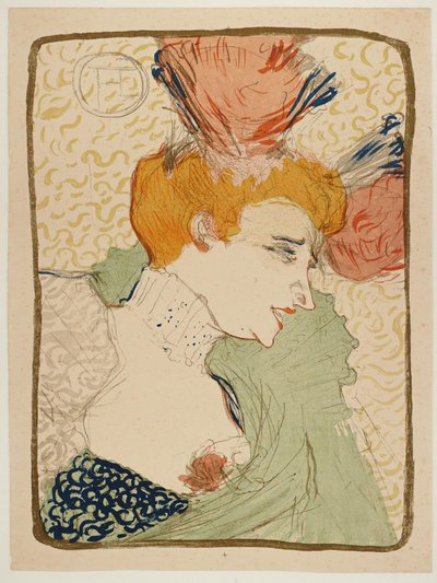 Mademoiselle Marcelle Lender, en Buste von Henri de Toulouse Lautrec