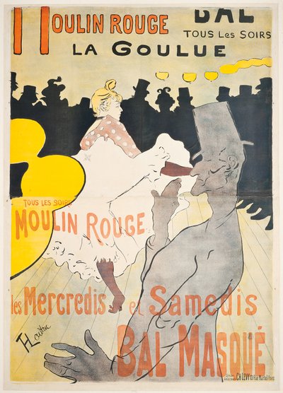 Moulin Rouge La Goulue von Henri de Toulouse Lautrec