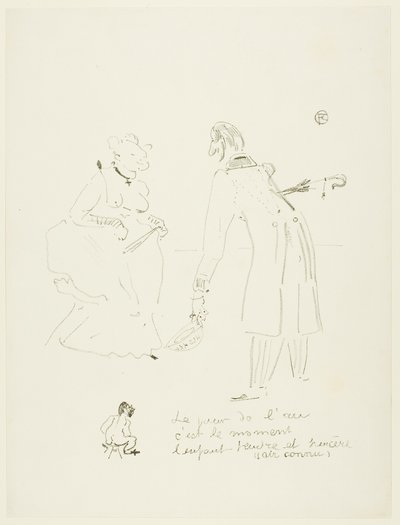 Neujahrsgruß von Henri de Toulouse Lautrec