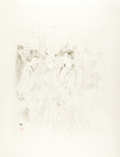 Promenade von Henri de Toulouse Lautrec