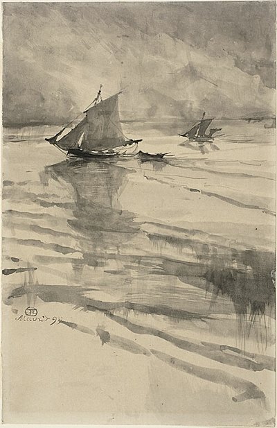 Segelboote von Henri de Toulouse Lautrec