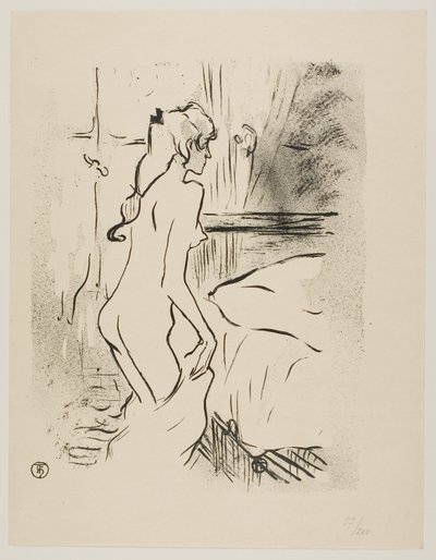 Studie einer Frau von Henri de Toulouse Lautrec