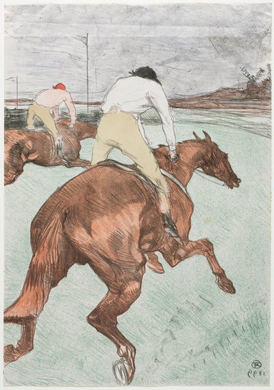 Der Jockey von Henri de Toulouse Lautrec