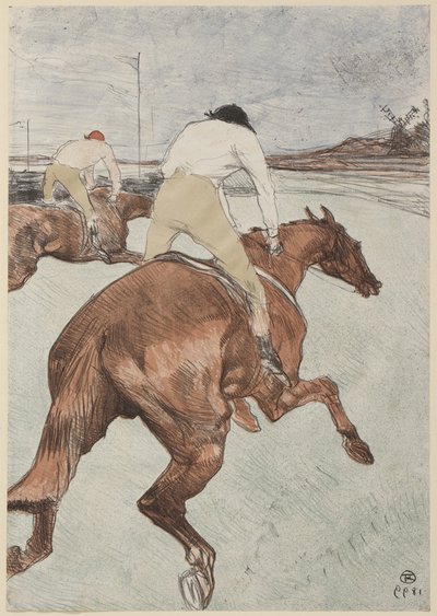 Der Jockey, 1899 von Henri de Toulouse Lautrec