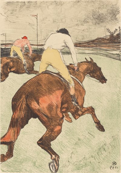 Der Jockey, 1899 von Henri de Toulouse Lautrec