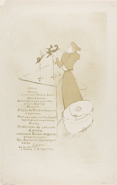 Die Modistin, Renée Vert von Henri de Toulouse Lautrec
