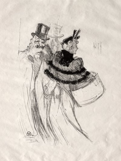 Die alten Herren von Henri de Toulouse Lautrec
