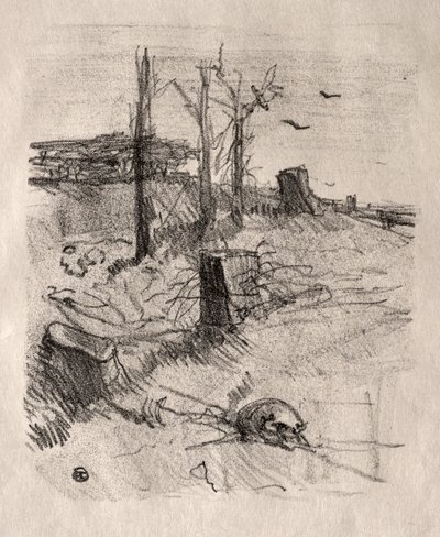 Ein Friedhof in Galizien von Henri de Toulouse Lautrec