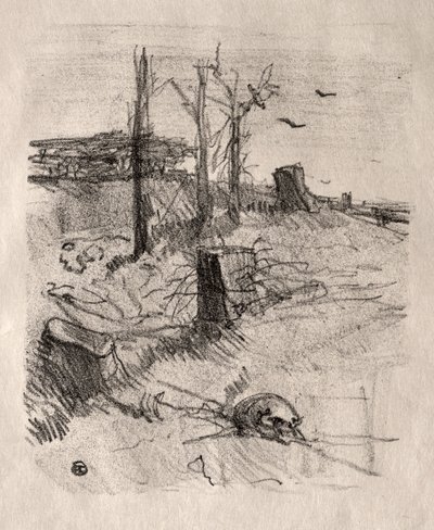 Ein Friedhof in Galizien, 1898 von Henri de Toulouse Lautrec