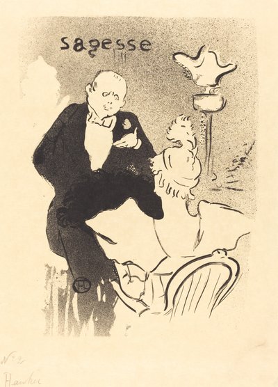 Weisheit von Henri de Toulouse Lautrec