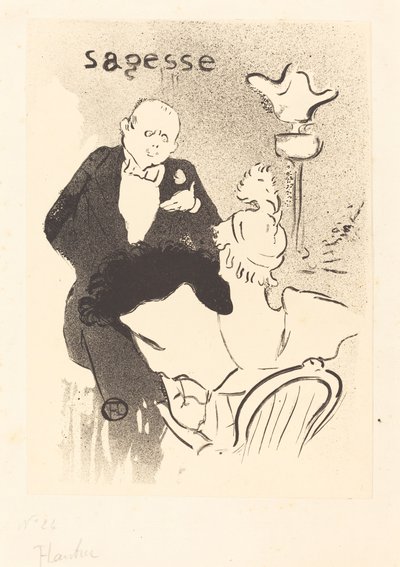 Weisheit von Henri de Toulouse Lautrec