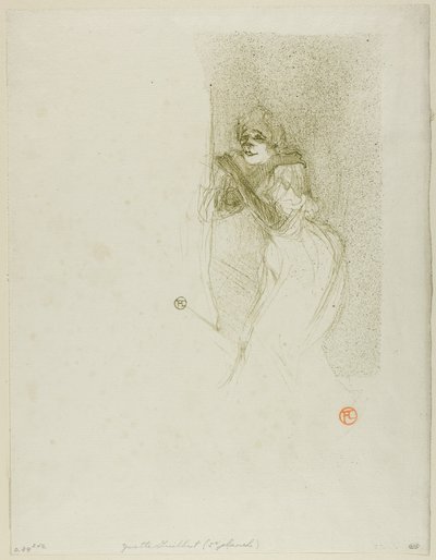 Yvette Guilbert von Henri de Toulouse Lautrec