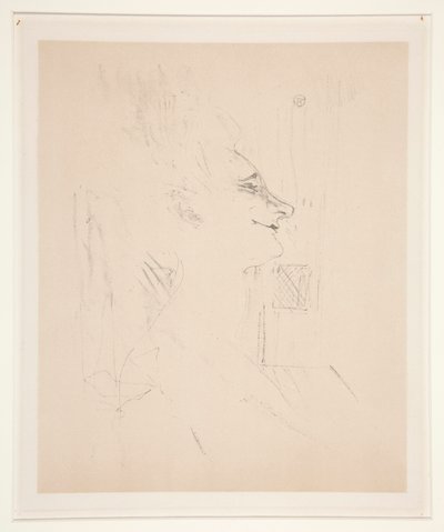 Yvette Guilbert von Henri de Toulouse Lautrec