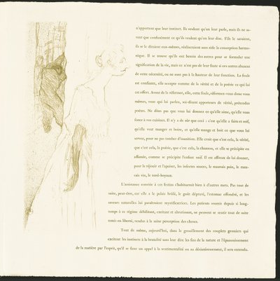 Yvette Guilbert von Henri de Toulouse Lautrec