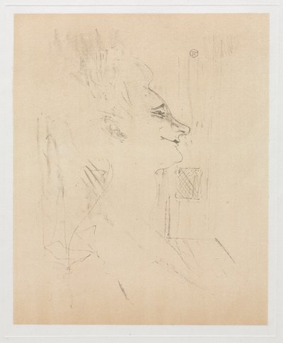 Yvette Guilbert betrunken von Henri de Toulouse Lautrec