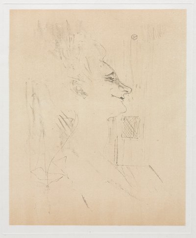 Yvette Guilbert betrunken, 1898 von Henri de Toulouse Lautrec