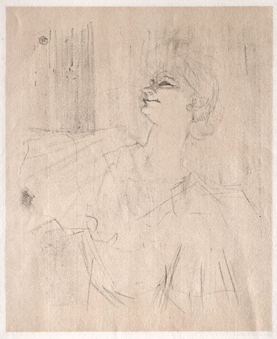 Yvette Guilbert: à Ménilmontant, de Bruant von Henri de Toulouse Lautrec