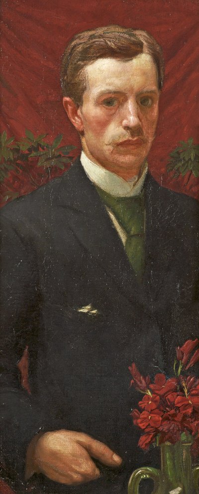 Selbstporträt, um 1890 von Henry A. 1868 1940 Payne