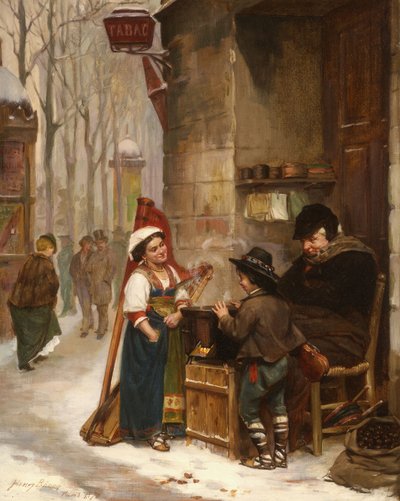 Der Kastanienverkäufer von Henry Bacon
