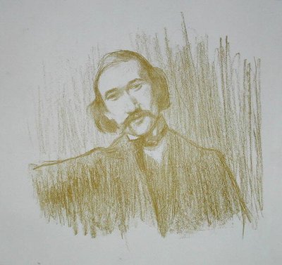 Andre Gide (1861-1942) 1901 von Henry Bataille