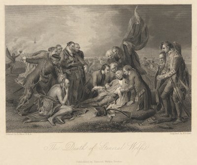 Der Tod von General Wolfe von Henry Bryan Hall I