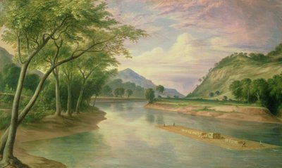 Ohio River bei Marietta, 1855 von Henry Cheever Pratt