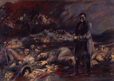 Das Beinhaus Courrières von Henry De Groux