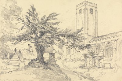 Berry Pomeroy Kirche von Henry Edridge