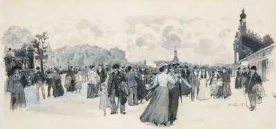 In den Belle Vue Gärten von Henry Edward Tidmarsh