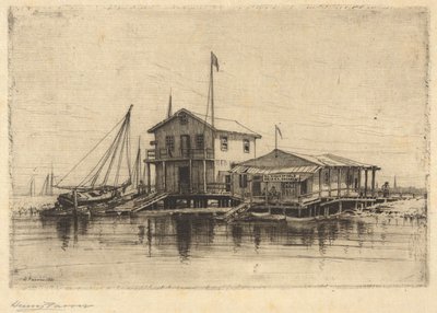 Am Bach, Long Island von Henry Farrer
