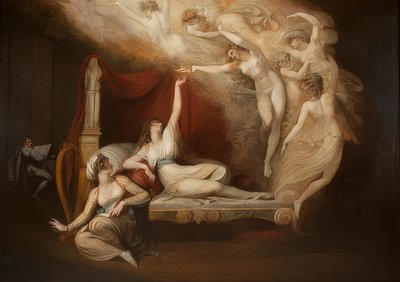 Die Vision der Katharina von Aragon von Johann Heinrich Füssli