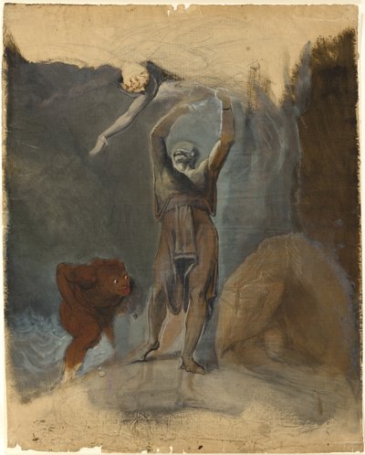 Prospero, Miranda, Caliban und Ariel von Johann Heinrich Füssli