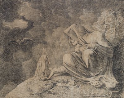 Die Hexe und die Alraune, ca. 1812 von Johann Heinrich Füssli