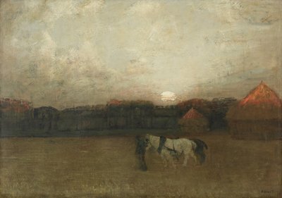 Das Stoppelfeld, ca. 1909 von Henry Golden Dearth
